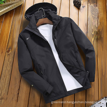 custom casual light heated men waterproof fleece rain windbreaker softshell hiking outdoor golf hoody jacket for men